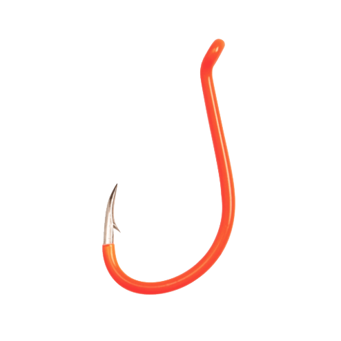 EAGLE CLAW LAZER OCTOPUS HOOK FLUORESCENT ORANGE