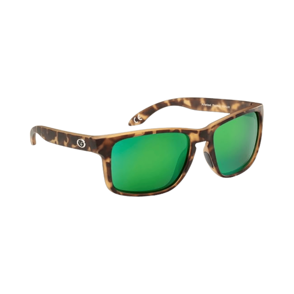 FLYING FISHERMAN LAGOON FLOATING SUNGLASSES - MATTE TORT/GREEN MIROR