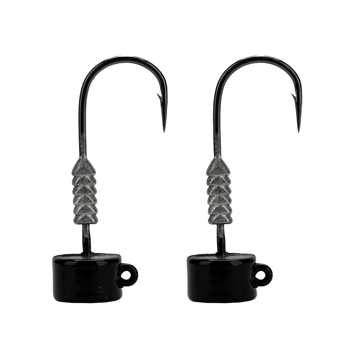 LAKE EFFECT NED JIG HEAD 2.0 HOOK FORGED STEEL - BLACK 1-4oz