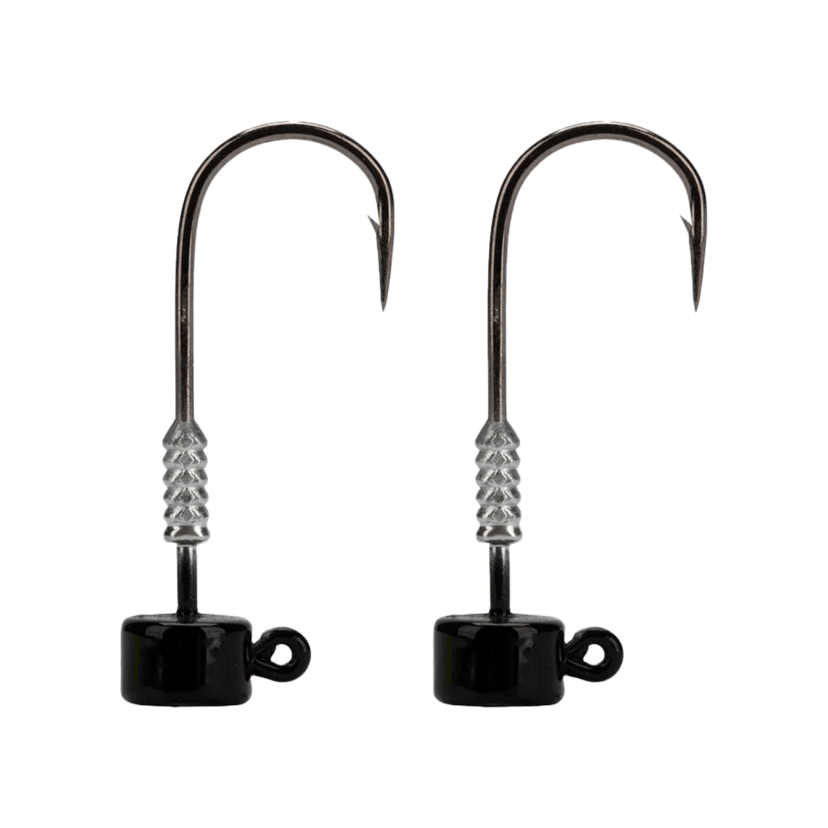 LAKE EFFECT NED JIG HEAD 2.0 HOOK FORGED STEEL - BLACK 3-32oz