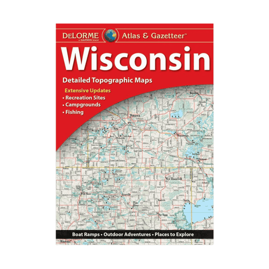LAKEMAPS DELORME ATLAS/GAZETTEER - WISCONSIN