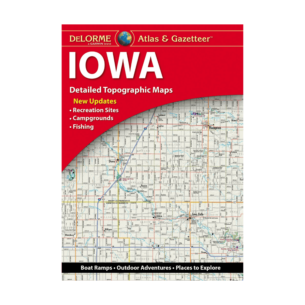 LAKEMAPS IOWA ATLAS & GAZETTEER - FRONT 