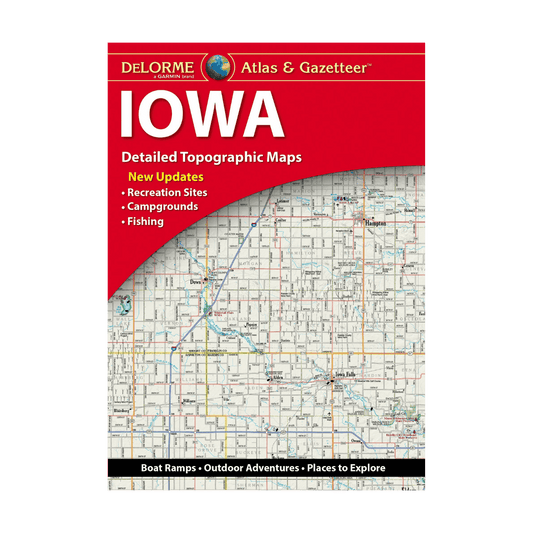 LAKEMAPS IOWA ATLAS & GAZETTEER - FRONT 