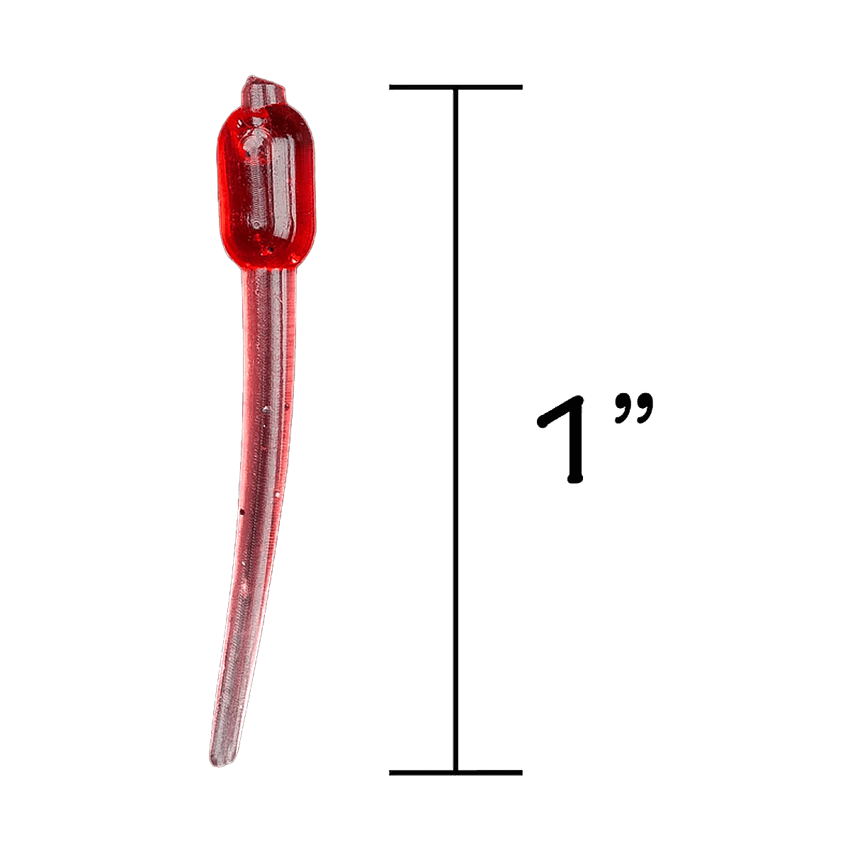 LAKE EFFECT NASTY PLASTICS ICE STINGER SUPER GLOW - RED BUG