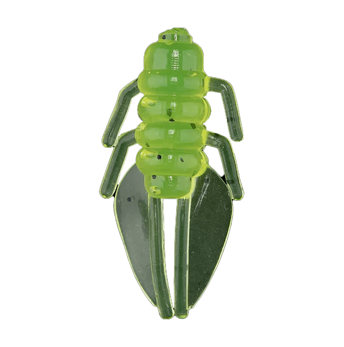 LAKE EFFECT NASTY PLASTICS NYMPH JR SUPER GLOW - CHARTREUSE