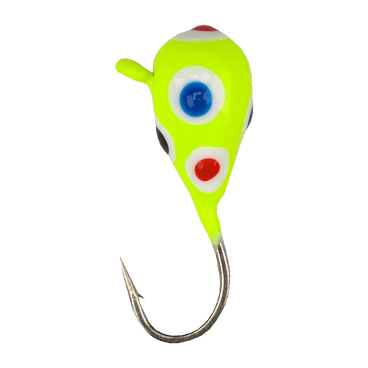 LAKE EFFECT UV GLOW TUNGSTEN JIGS - YELLOW WONDER