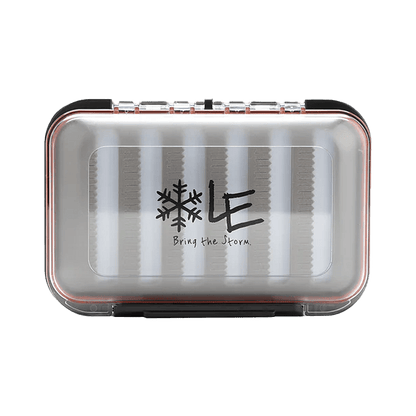 LAKE EFFECT X-TREME ICE JIG BOX - SUNFISH ORANGE - TOP VIEW