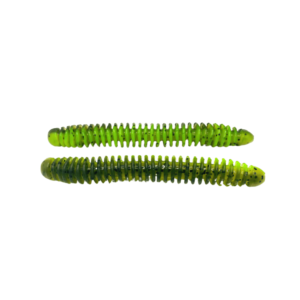 LAKE FORK TROPHY LURES RING-FRY 4IN WATERMELON/CHARTREUSE
