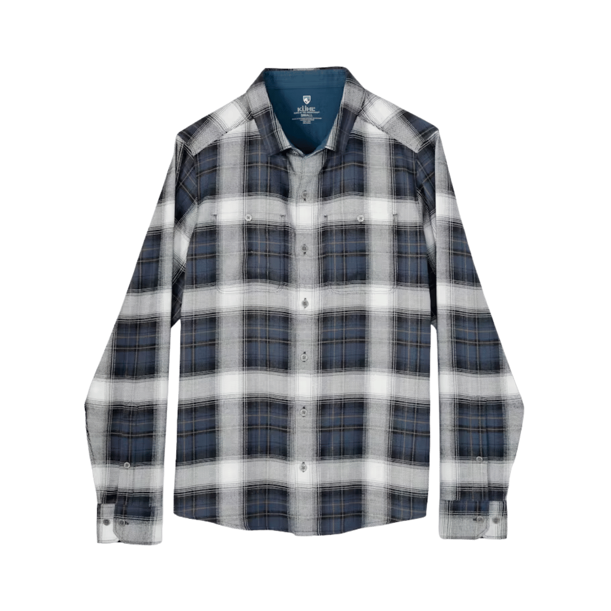 KUHL MEN'S LAW FLANNEL LONG SLEEVE - STELLAR BLUE