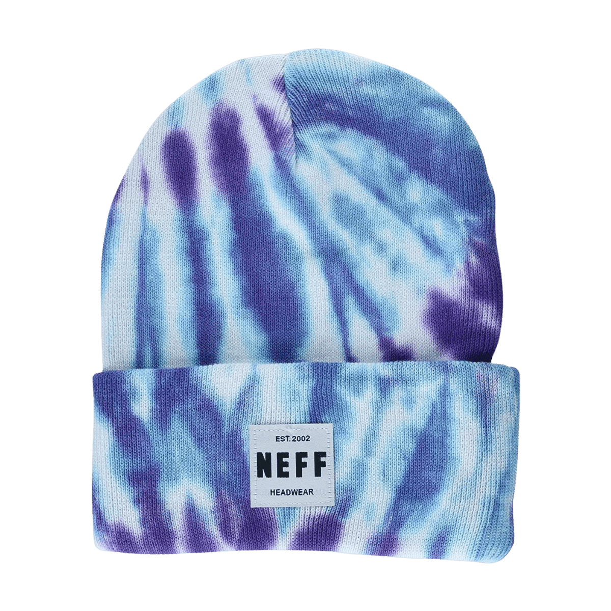 NEFF LAWRENCE TIE DYE BEANIE - PURPLE TIE DYE - ONE SIZE