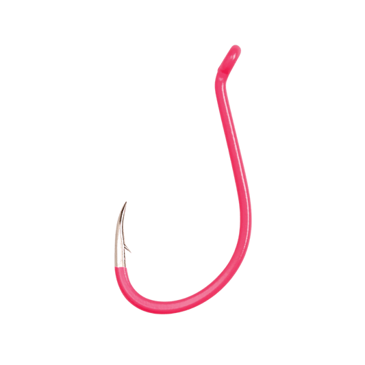 EAGLE CLAW LAZER OCTOPUS HOOK FLUORESCENT PINK SIZE 1