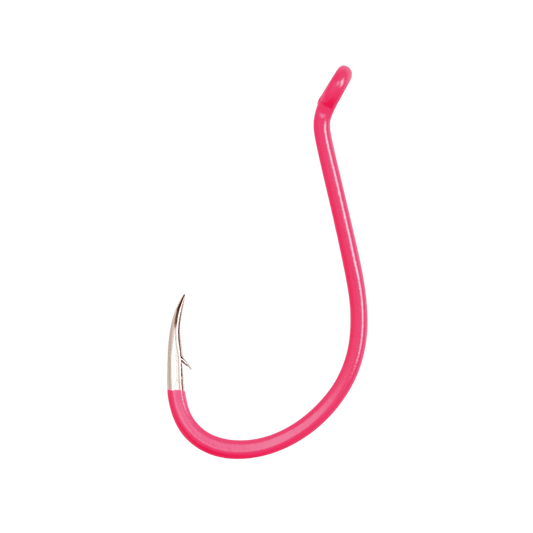EAGLE CLAW LAZER OCTOPUS HOOK FLUORESCENT PINK SIZE 4