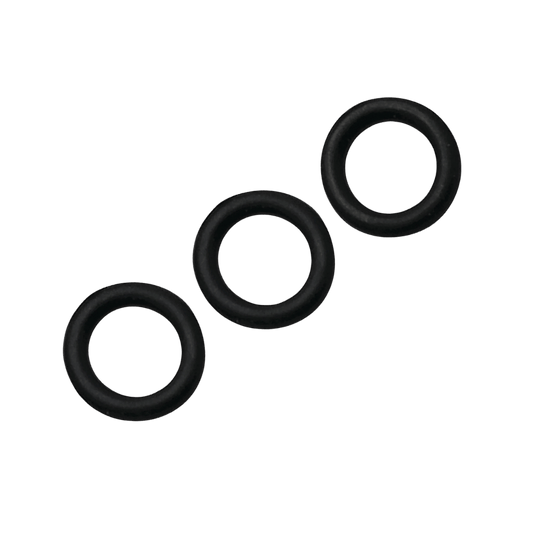 EAGLE CLAW LAZER WACKY RIG-O-RINGS BLACK