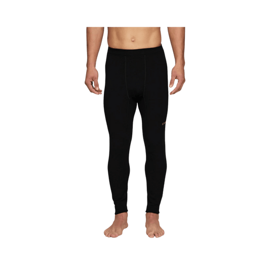 LE BENT HEAVYWEIGHT GRID FLEECE BOTTOM BLACK