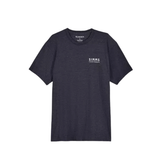 SIMMS MEN'S WOODLAND LEAP T-SHIRT - NAVY