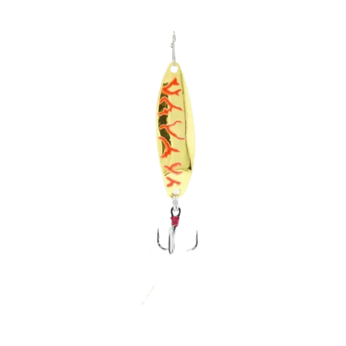 CLAM LEECH FLUTTER SPOON SZ12 - 1/16OZ - GLOW RED LIGHTNING
