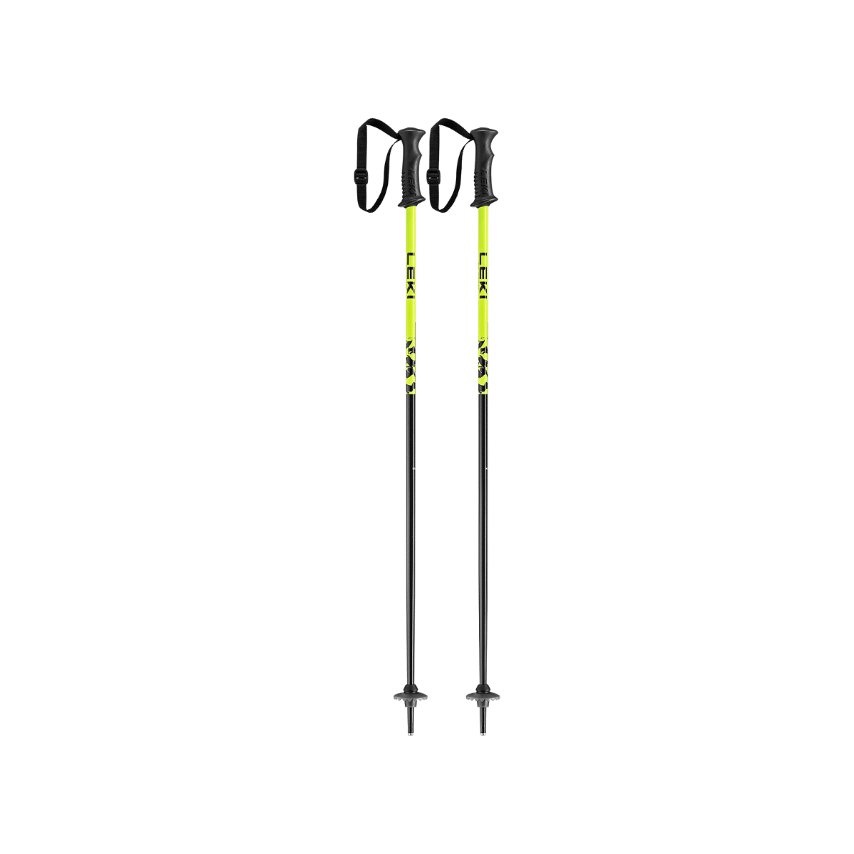 LEKI Y RIDER POLES 24/25 BLACK YELLOW