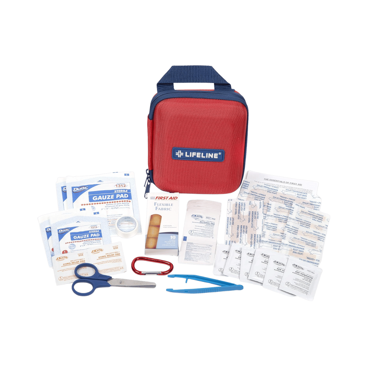 LIFELINE HARD-SHELL FOAM FIRST AID KIT 53PIECE