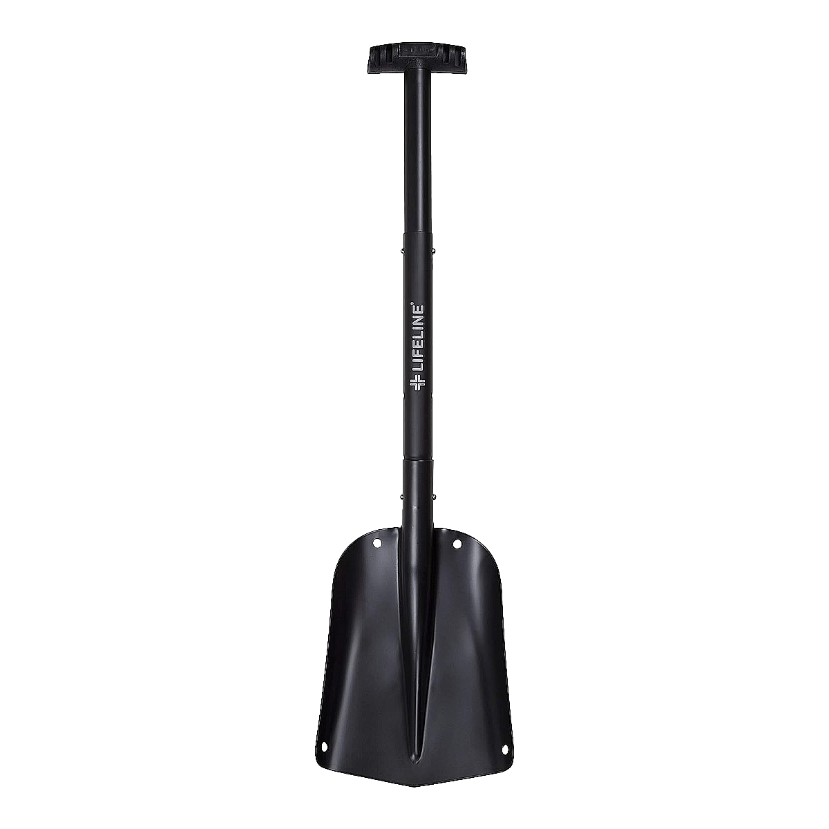 LIFELINE ALUMINUM SPORT UTILITY SHOVEL - MATTE BLACK