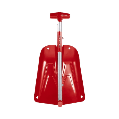 LIFELINE COLLAPSING AUTO UTILITY SHOVEL - RED - COLLASPED