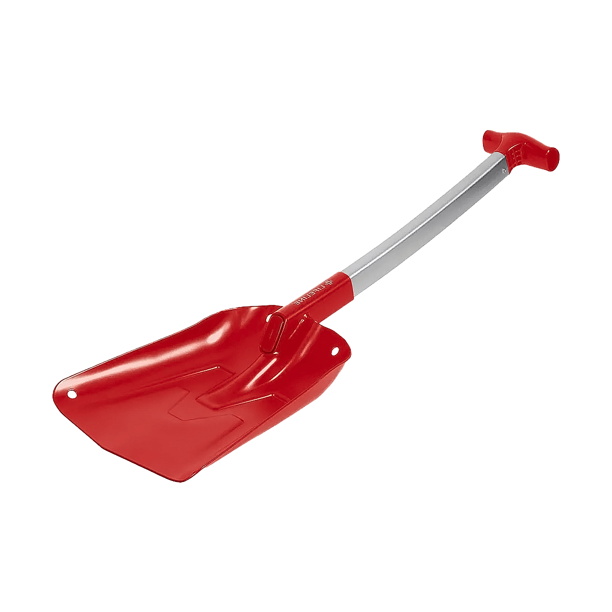 LIFELINE COLLAPSING AUTO UTILITY SHOVEL - RED - SIDE VIEW