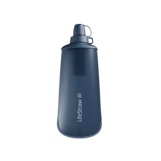 LIFESTRAW COLLAPSIBLE SQUEEZE BOTTLE 1L MOUNTAIN BLUE
