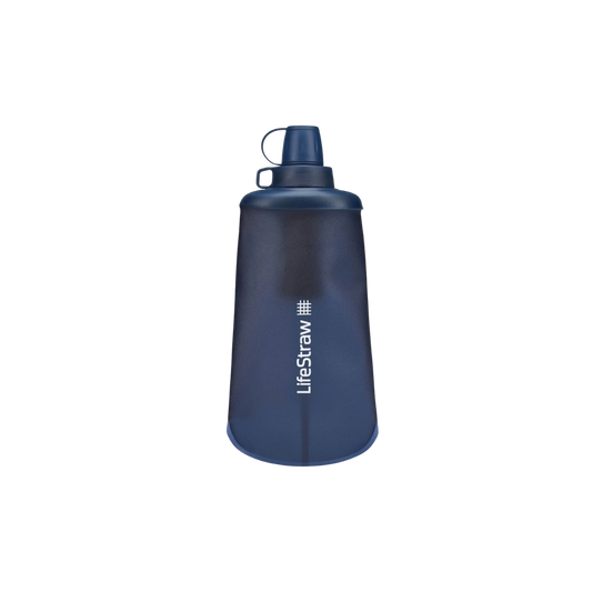 LIFESTRAW COLLAPSIBLE SQUEEZE BOTTLE 650ML MOUNTAIN BLUE