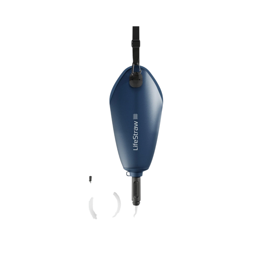 LIFESTRAW COMPACT GRAVITY WATER FILTER MOUNTAIN BLUE
