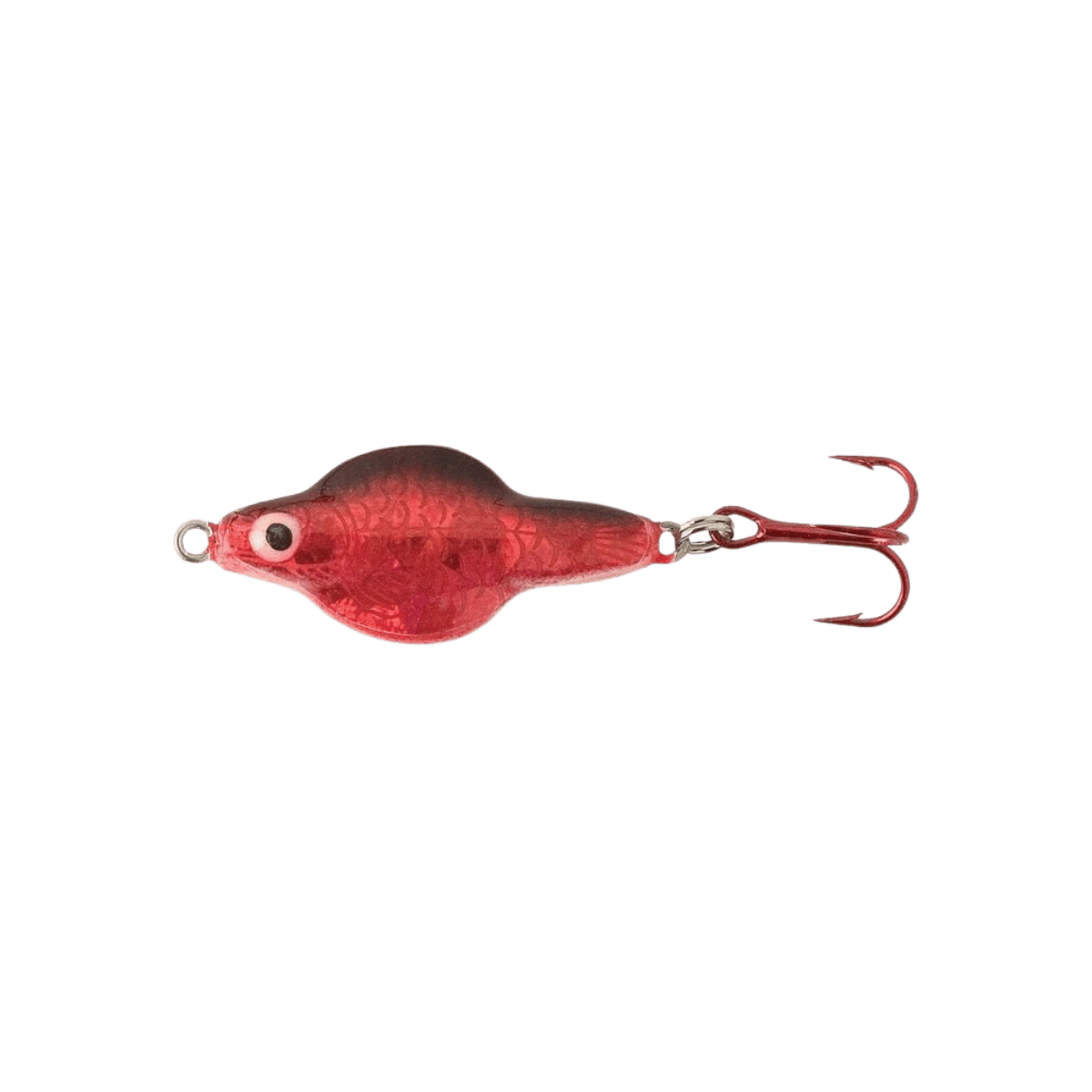 LINDY ICE FLYER RATTLN SPOON TG RED TAIL