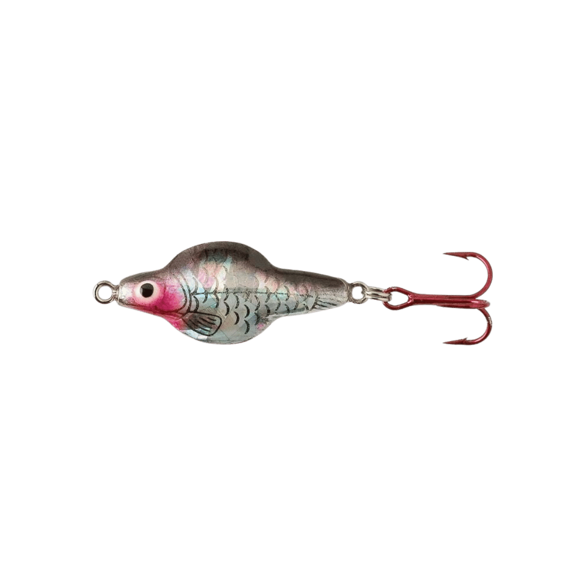 LINDY ICE FLYER RATTLN SPOON TG SILVER SHINER
