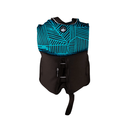 LIQUID FORCE CHILD FURY CGA LIFE JACKET 35 LBS to 55 LBS - Blue/Black back view