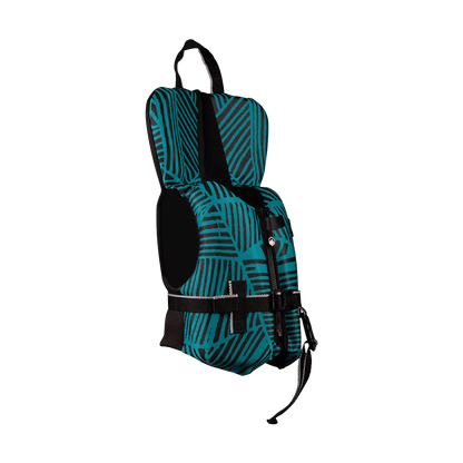 LIQUID FORCE INFANT FURY CGA LIFE JACKET 0 LBS to 30 LBS - BLUE/BLACK side view