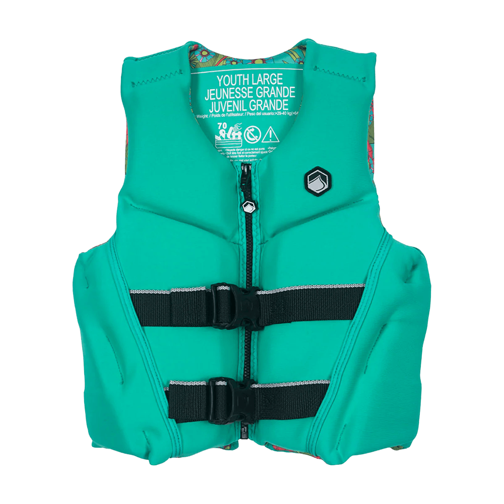 LIQUID FORCE YOUTH LANAI CGA LIFE JACKET - TEAL