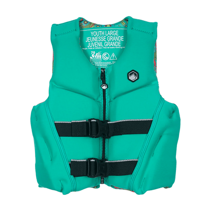 LIQUID FORCE YOUTH LANAI CGA LIFE JACKET - TEAL