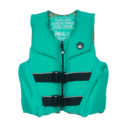 LIQUID FORCE YOUTH LANAI CGA LIFE JACKET - TEAL