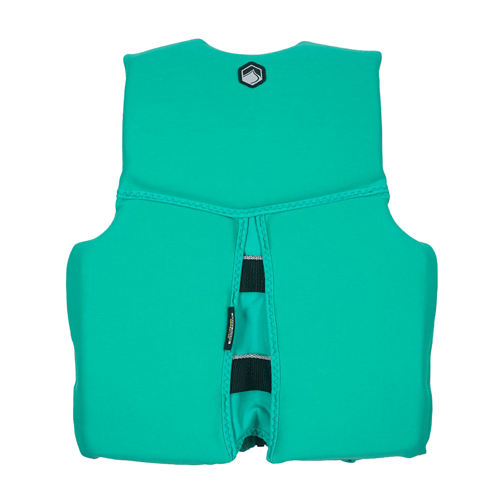 LIQUID FORCE YOUTH LANAI CGA LIFE JACKET - TEAL back view