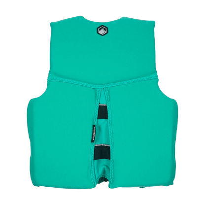 LIQUID FORCE YOUTH LANAI CGA LIFE JACKET - TEAL back view