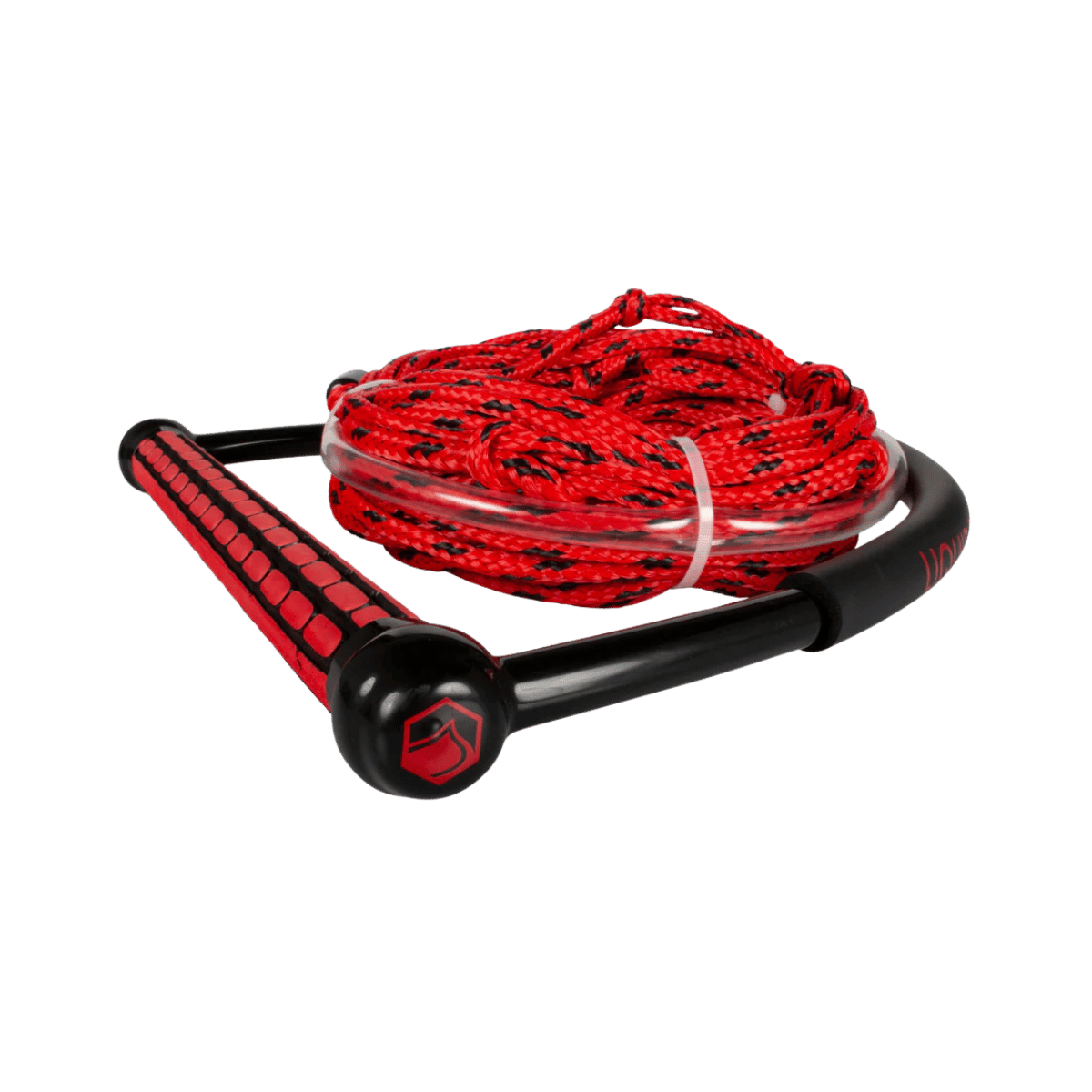 LIQUID FORCE TR9 HANDLE W/STATIC LINE - RED