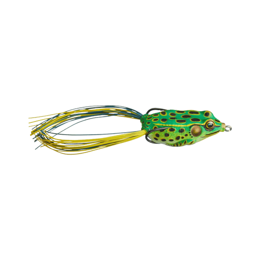 LIVE TARGET HOLLOW BELLY FROG 3/4OZ - FLORO GREEN/YELLOW