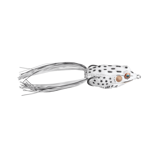LIVE TARGET HOLLOW BELLY FROG 5/8OZ - ALBINO/WHITE