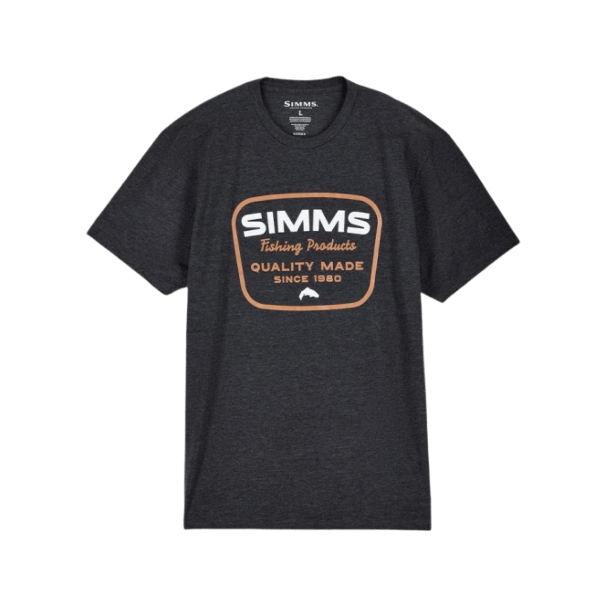 SIMMS MEN'S STAMP LOCK T-SHIRT - MILITARY HEATHER