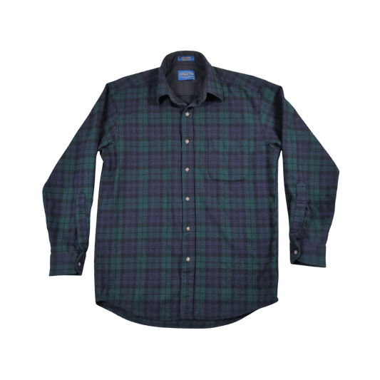 PENDLETON MEN'S LODGE SHIRT REG - BLACK WATCH TARTAN