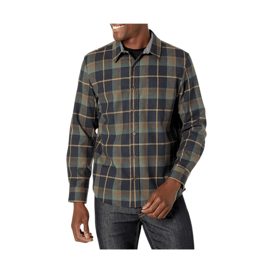 PENDLETON MEN'S LODGE SHIRT REG - AQUA/SLATE OMBRE