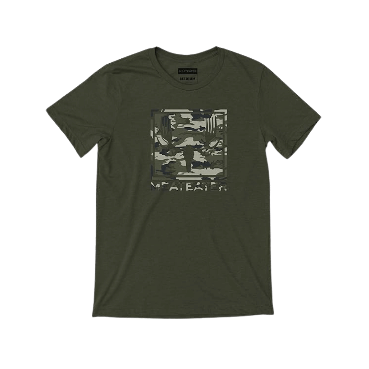MEATEATER BRAND PRIMARY LOGO T-SHIRT - MILITARY