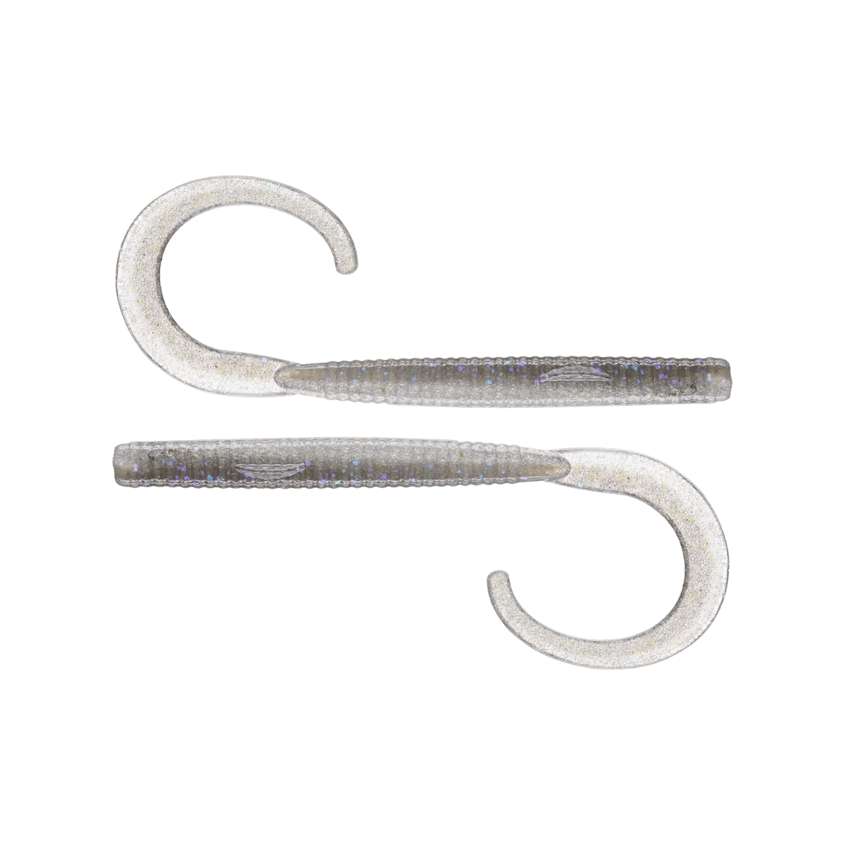 DAIWA EVERGREEN LUCY CURLY TAIL 8PK - 3.2IN NATURAL SHAD