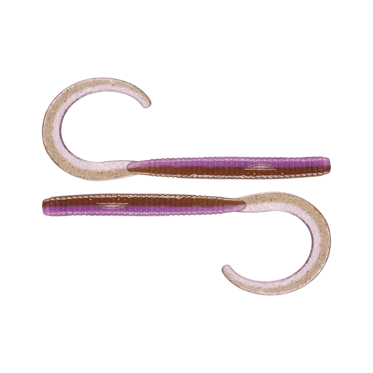 DAIWA EVERGREEN LUCY CURLY TAIL 8PK - 3.2IN OXBLOOD RED FLK