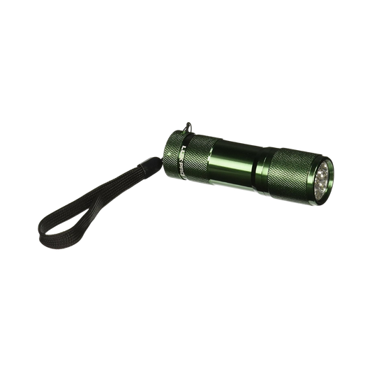 LUX PRO COMPACT 9 LED FLASHLIGHT GREEN