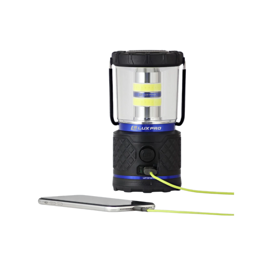 LUX PRO DUEL POWER LED LANTERN BLACK