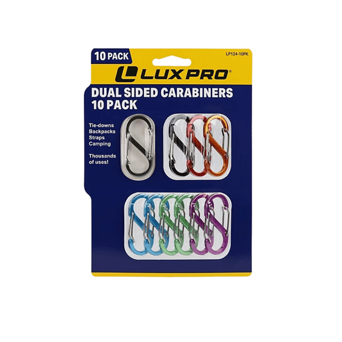 LUX PRO DUAL SIDED CARABINERS 10PK IMAGE