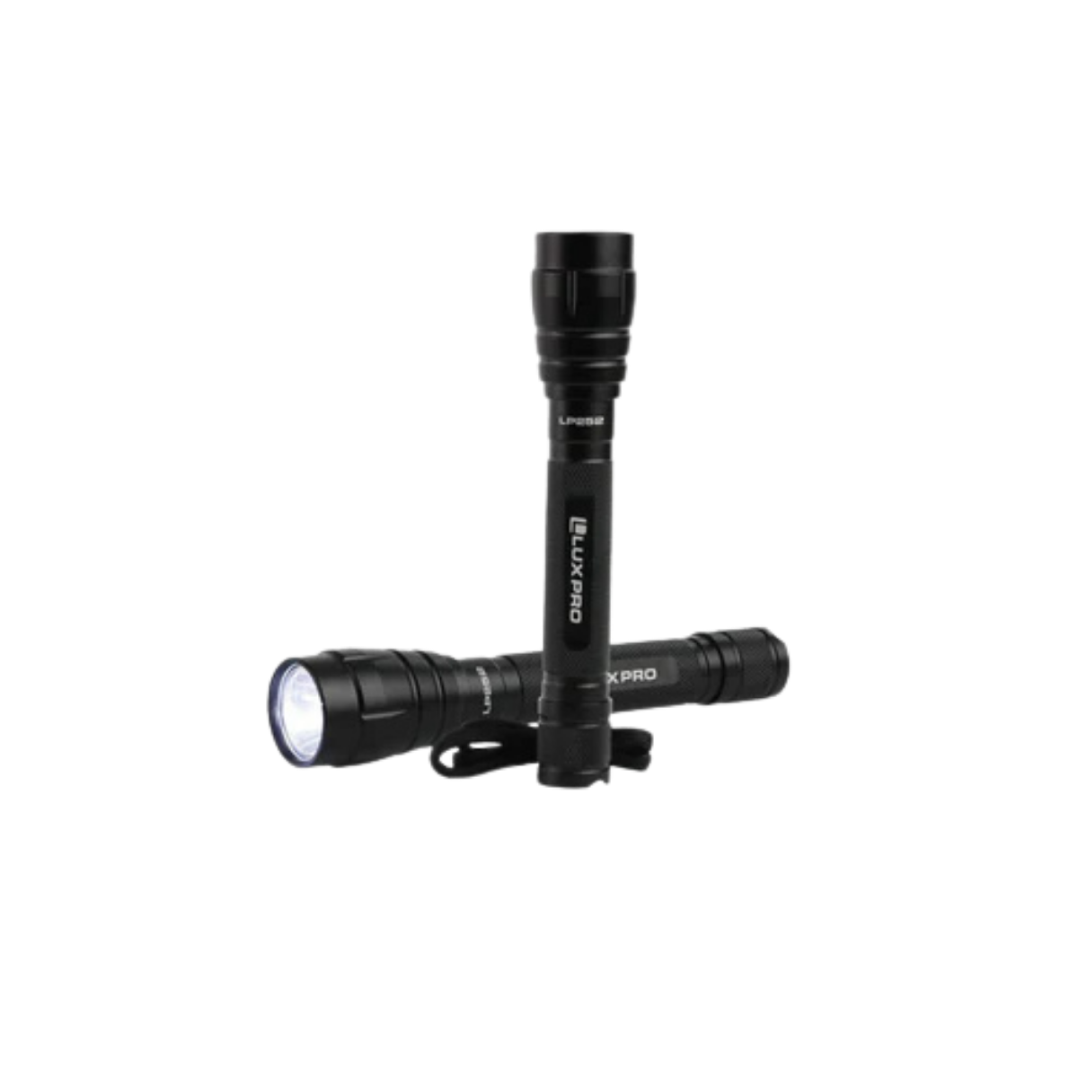 LUX PRO LED FLASHLIGHT 2 PACK BLACK